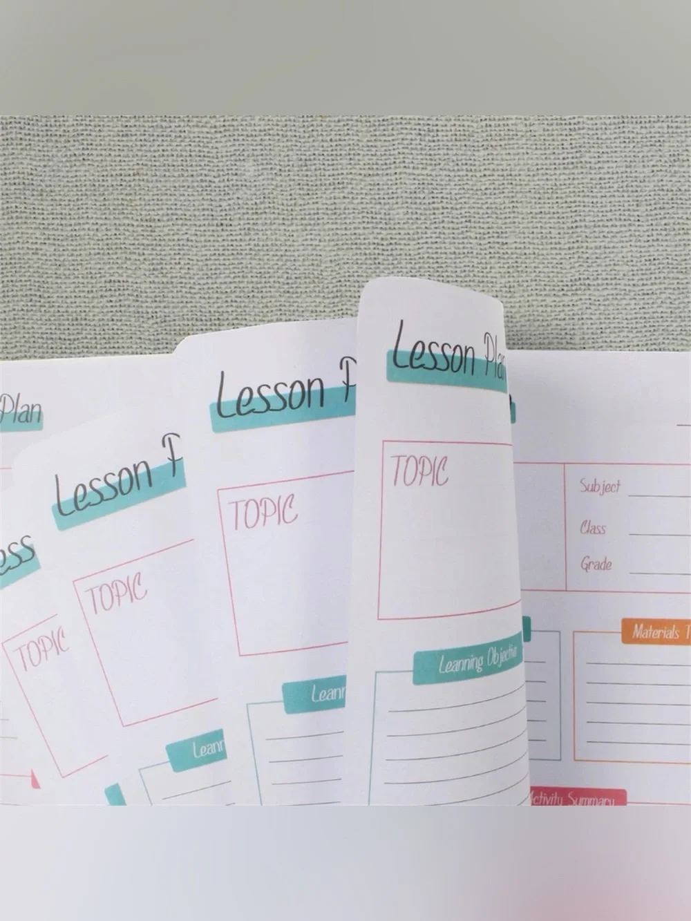 NEW Teacher Lesson Planner Classroom Homeschool